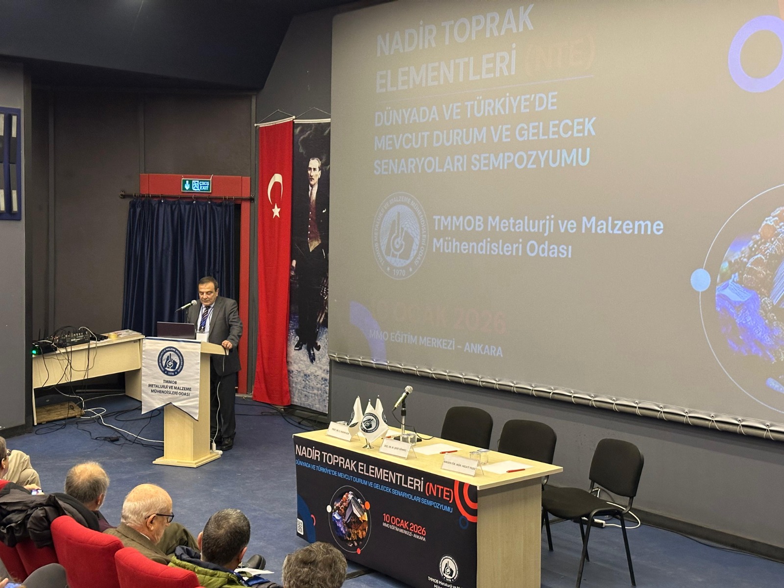 TMMOB METALURJİ VE MALZEME MÜHENDİSLERİ ODASI TARAFINDAN DÜZENLENEN, NADİR TOPRAK ELEMENTLERİ; DÜNYADA VE TÜRKİYE'DE MEVCUT DURUM VE GELECEK SENARYOLARI SEMPOZYUMUMUZU 10 OCAK 2026 CUMARTESİ GÜNÜ GERÇEKLEŞTİRDİK.*