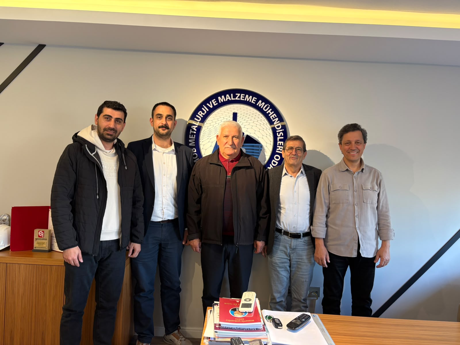 TMMOB BAŞKANI ALİ EKBER ÇAKAR ODAMIZI ZİYARET ETTİ