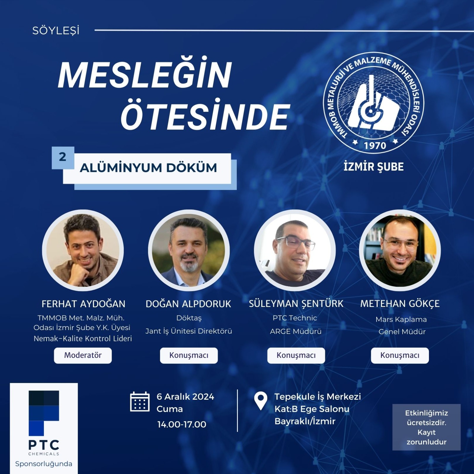 MESLEĞİN ÖTESİNDE: ALÜMİNYUM DÖKÜM SÖYLEŞİSİ