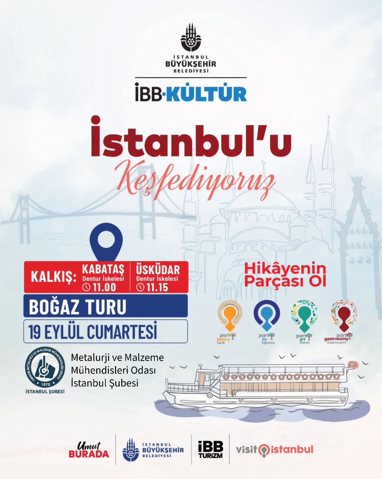 ÜYELERİMİZLE İSTANBUL’U KEŞFEDİYORUZ: BOĞAZ TURU
